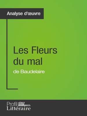 cover image of Les Fleurs du mal de Baudelaire (Analyse approfondie)